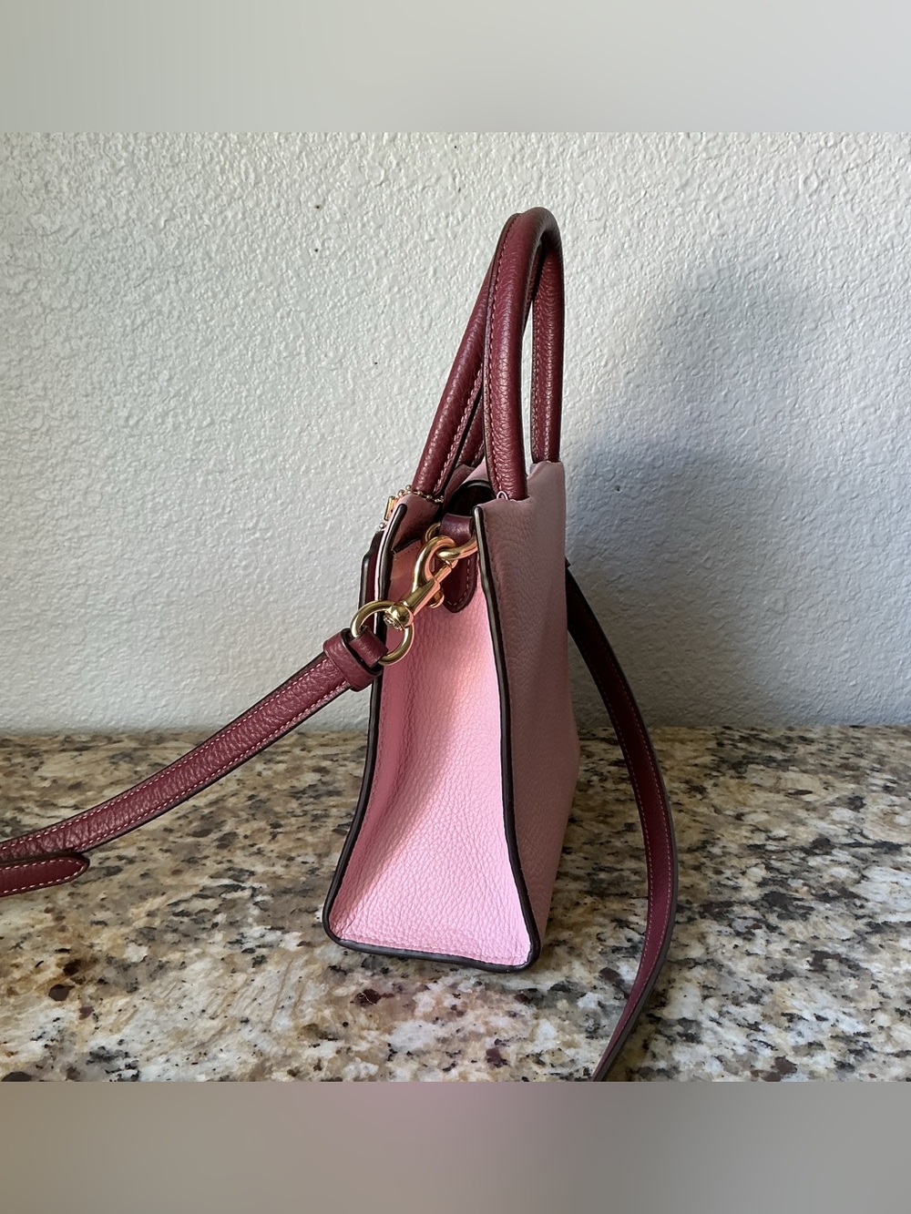 Coach Pink Mini Cally Crossbody Bag - Picture 7 of 8